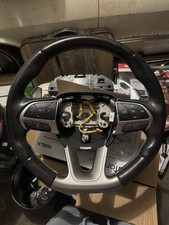 2019 DODGE CHALLENGER SRT HELLCAT 6.2L OEM BLACK LEATHER STEERING WHEEL