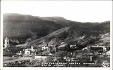 Death Valley CA Scotty's Ranch Birdseye c1930-50s Real Photo Vintage Postcard