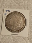 1893-O Morgan Silver Dollar Better Date New Orleans 90% Silver VF Raw US Coin