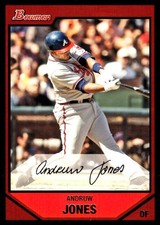 Andruw Jones 2007 Bowman #190 Atlanta Braves MLB READ FREE SHIPPING AutographDen