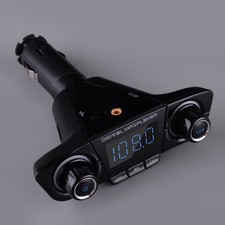 1Pcs Bluetooth Handsfree Dual USB Car MP3 Player Smart Charger Adapter New