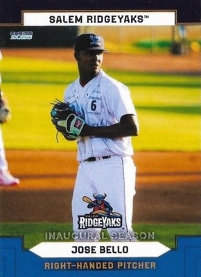 JOSE BELLO 2026 Choice Salem RidgeYaks #16 Dominican Republic Red Sox  