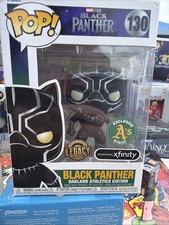 Marvel Funko Pop ~ Black Panther (130) ~ Oakland Athletics A's Exclusive Edition