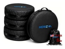 Tire Tote 4 Pack with Storage Bags, Fits 24"-26" Tires Spare Tire Covers,