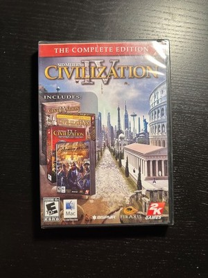 Sid Meier's Civilization IV: The Complete Edition (PC, 2009) Brand New Sealed