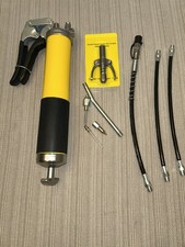 NEW Open Box Grease Gun Pistol Grip Heavy Duty 15" Flex Hose