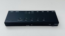4x HDMI Switcher AV Input, Dual HDMI Output, IR Ready, New, Open Box