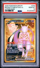 Team Rocket's Mewtwo ex 240/182 Sv10: Destined Rivals Holo PSA 10 on eBay