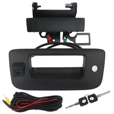 Tailgate Handle w/ Backup Camera  Lock for Silverado Sierra 2007-2014