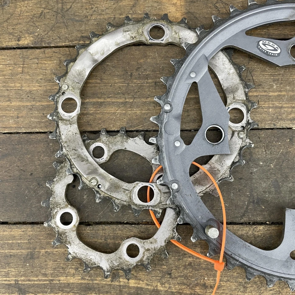 禧玛诺 Deore LX 链环套装三重 44/32/22T 104/64 BCD MTB MegaDrive — 第 2/4 张图片