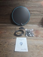 Digital HDTV Antenna With Blue Along The Edges And Black On The Inside Open Box