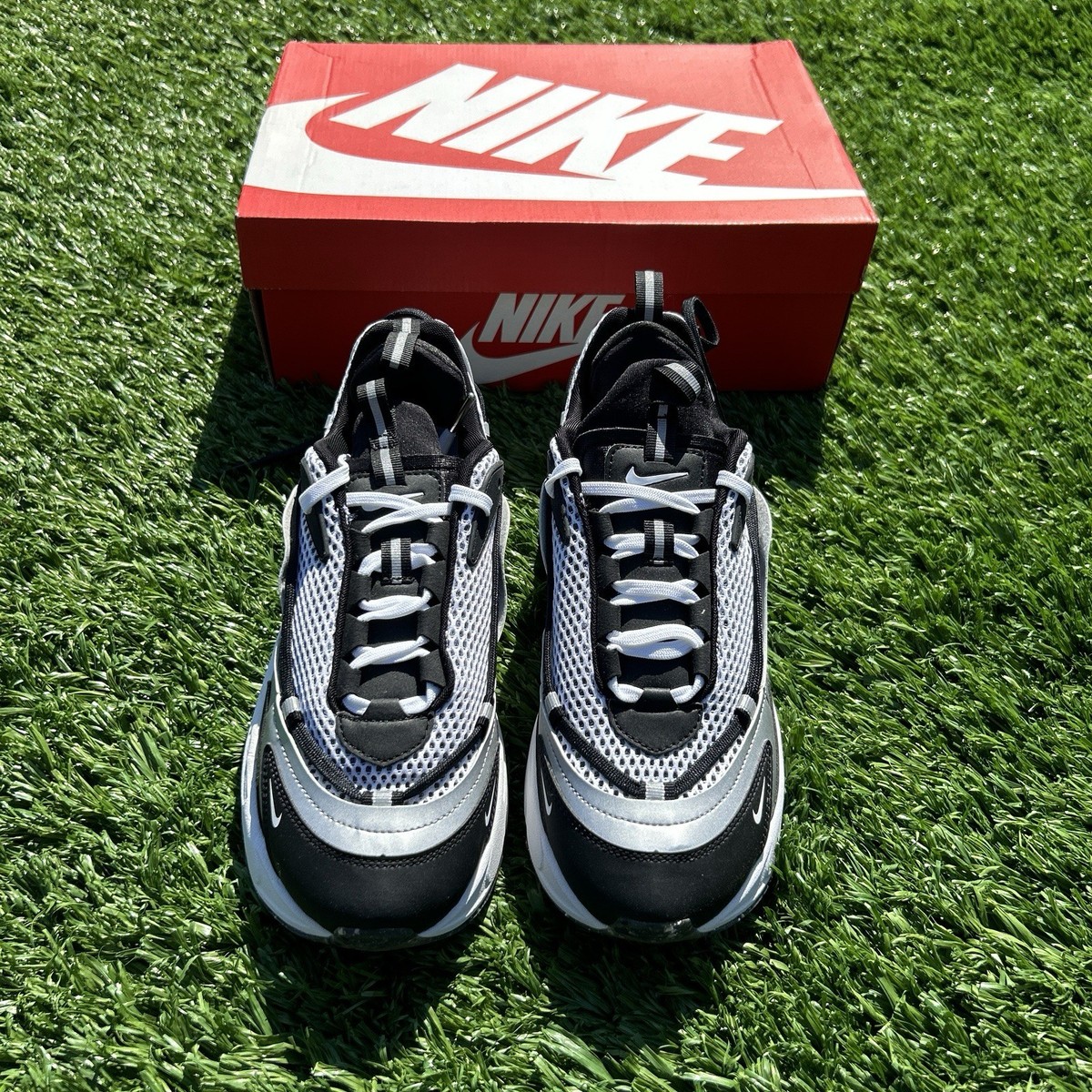 Nike Air Max Furyosa NRG Silver Black White- Women's Size 9 US