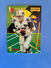 🏈1995 Jason Garrett Playoff Unsung Heros Dallas Cowboys & NFL Analyst #7 NICE👀