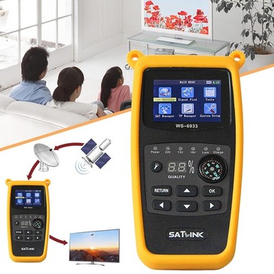 Satlink WS-6933 Camping Satfinder DVB-S + DVB-S2 8PSK SAT Messgerät Signalfinder