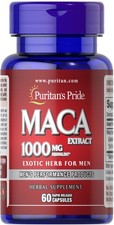 Puritan's Pride Maca 1000 mg Exotic Herb for Men - 60 Capsules