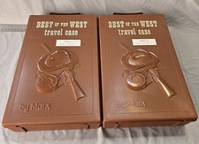 VTG LOT Marx Toys Best Of The West 1 action figure w/ accessories and 2 Cases