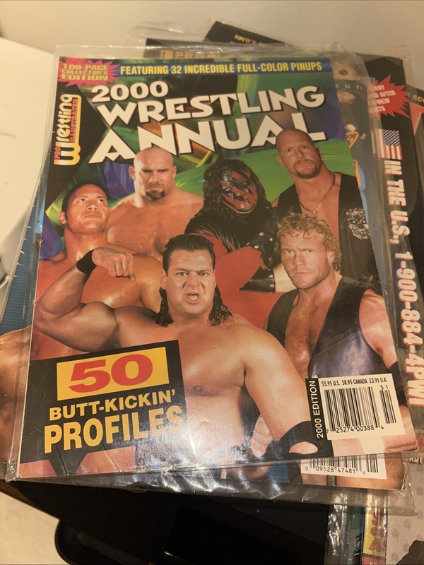 Pro Wrestling Illustrated 2000 PWI Annual Mike Rock Goldberg WCW ECW WWF