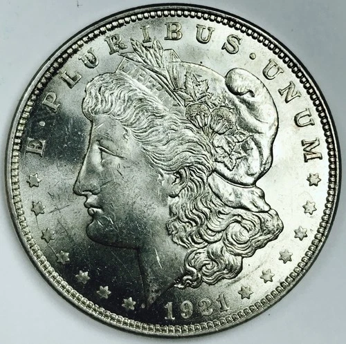 1921 MORGAN DOLLAR! MS+++! STUNNING LUSTER! FULL BREAST FEATHERS! WOW! NR #G3224