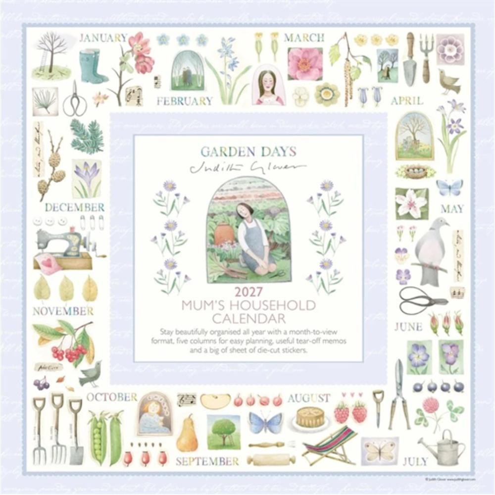 Judith Glover, Garden Days Mum's Household Family Planner 2027, Gift - Image 4