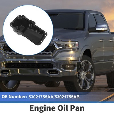 1 Pcs No.53021755AA/53021755AB Engine Oil Pan for Dodge Dakota 2006-2010 Iron
