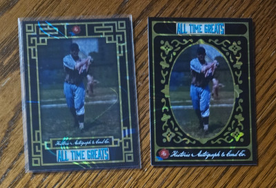 Pie Traynor -2024 Historic Autographs All-Time Greats Tier 6 #/125 +Tier 5 #/150