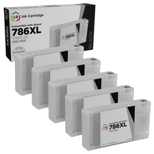 LD 5pk Replacement Black Ink Cartridge for Epson 786XL T786XL120 WF-5620 WF-5690