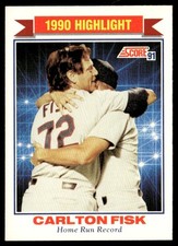 1991 Score Carlton Fisk Chicago White Sox #421