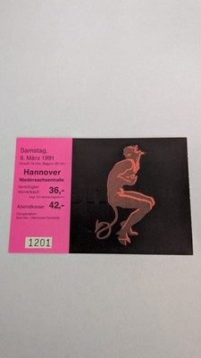 David Lee Roth, Ticket Konzertkarte - Hannover