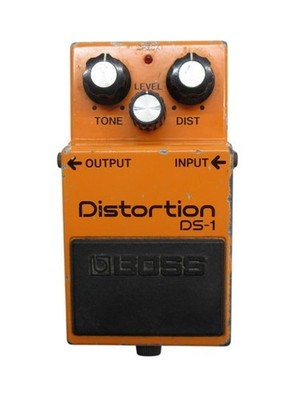 BOSS Vintage DS-1 Distortion Pedal Black Screw ACA Made 1982 Gebraucht