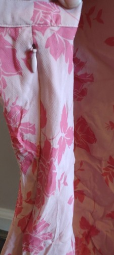 New Y2K Banana Republic 2004 100% Silk Blush Pink Top Coquette Girlypop Sz XL - Picture 3 of 8