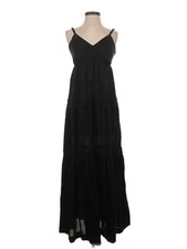 Simply Vera Vera Wang Women Black Casual Dress XS