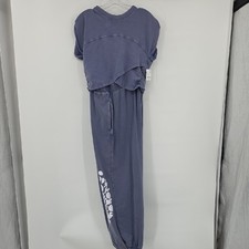 FP Movement Hot Shot Crossover Blue Track Pants Set Size L