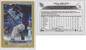 2022 Topps Series 1 1st Edition Gold Vidal Brujan #25 Rookie RC