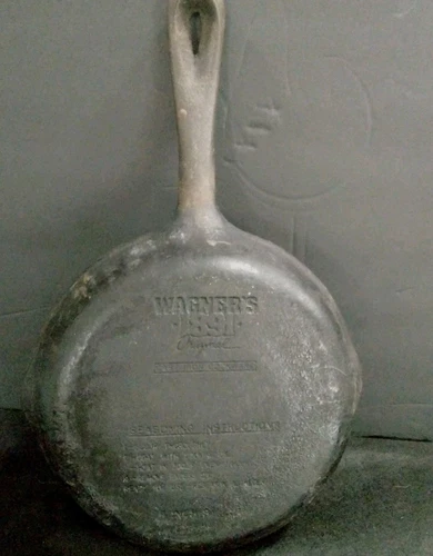 Vintage WAGNER'S 1891 Original 8 " Cast Iron Cookware Frying Skillet Pan - USA