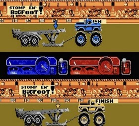 Bigfoot Nintendo NES Cart 8 Bit Retro NTSC 1990 #0489