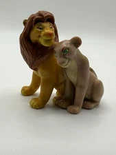 ✨ VTG Disney The Lion King SIMBA & NALA PVC Figure Figurine Cake Topper