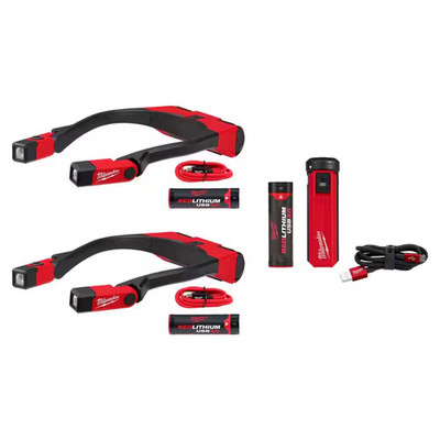 400 Lumens LED REDLITHIUM Rechargeable Neck Light (2-Pack) with REDLITHIUM USB C