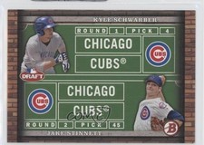 2014 Bowman Draft Dual Draftees Kyle Schwarber Jake Stinnett #DD-SS 4cz