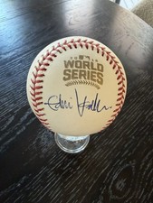 EDDIE VEDDER SIGNED AUTOGRAPH 2016 WS CHICAGO CUBS BASEBALL PEARL JAM  JSA LOA