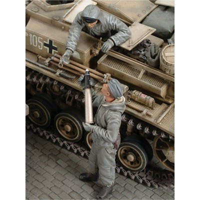 1:35 Deutsche Crew für StuG III - WW2 Resin Miniaturen Kit - Royal Model 143