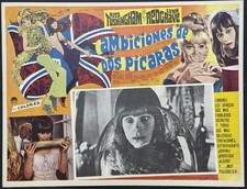 SMASHING TIME RITA TUSHINGHAM LYNN REDGRAVE MEXICAN LOBBY CARD NEVER USED 1967