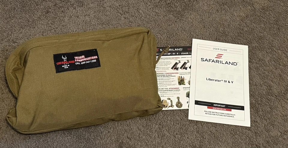 Protección auditiva electrónica Safariland Liberator con sistemas PTT Foto 3 de 3