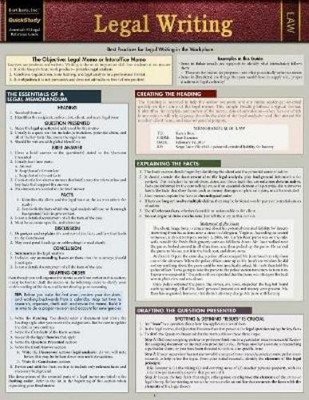 BarCharts, Inc. Legal Writing (Mixed Media Product)