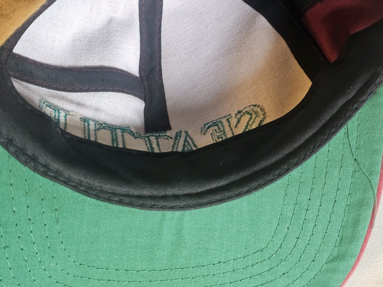 Seattle Suede Patchwork Snapback Hat Cap - image 9