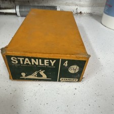 Stanley No. 4 Bench Plane 2in Steel Blade 9in Length with Original Box