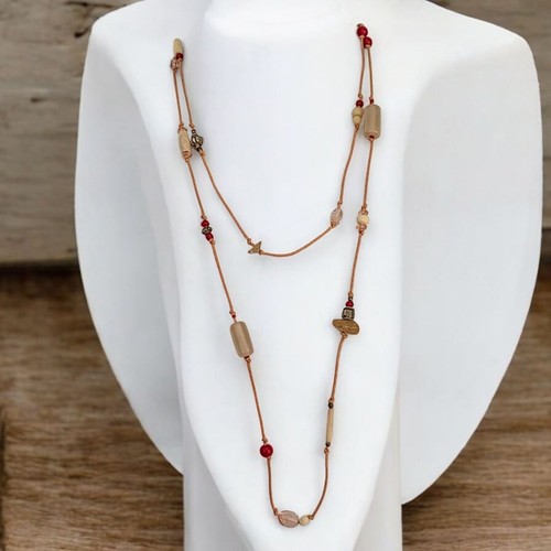LOTE DE COLECCIÓN DE 5 COLLARES OUTFITTER FIRMADOS AMERICAN EAGLE - Imagen 5 de 10