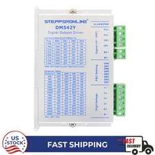 STEPPERONLINE Stepper Driver 1-4.2A 20V-50VDC for Nema17, 23, 24Stepper Motor