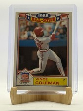 1989 Topps - Rack Pack Glossy All-Stars Vince Coleman #17 St. Louis Cardinals