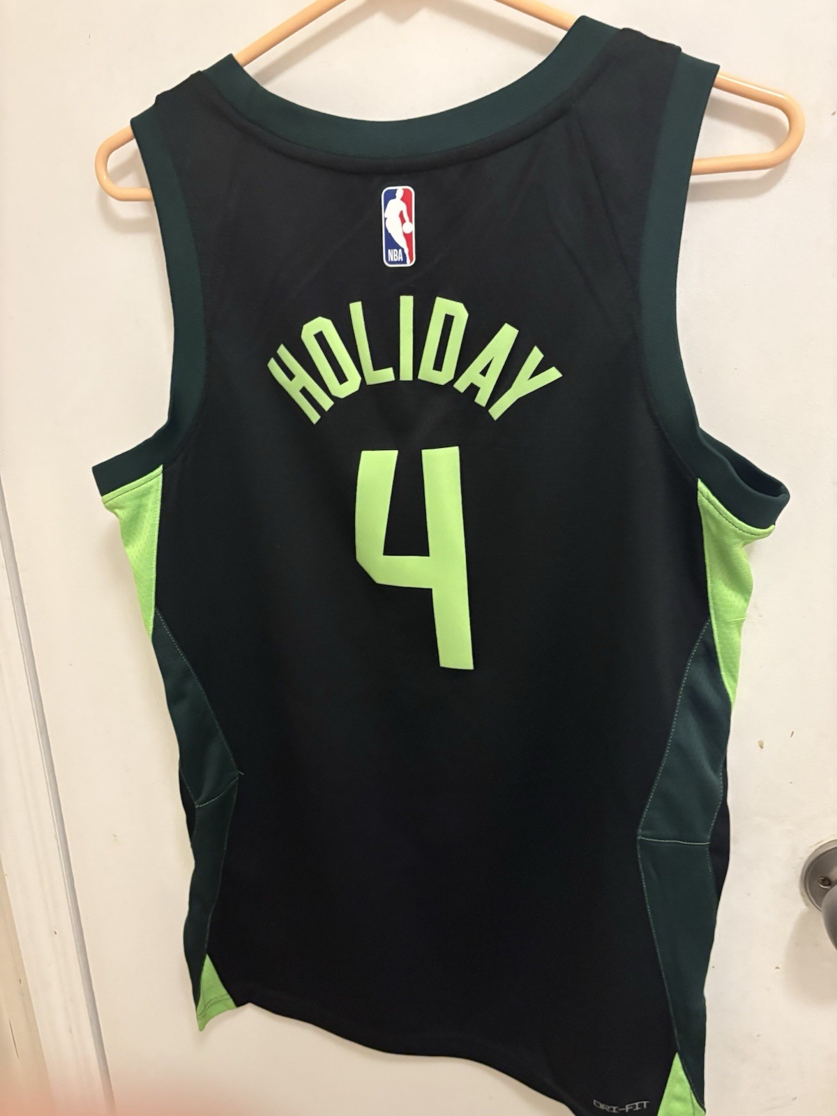 Jrue Holiday Nike Boston Celtics City Edition Jersey 2024-25 Size 40 thumbnail 2