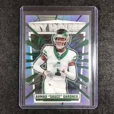 2023 Clearly Donruss Football AHMAD SAUCE GARDNER My House Green 6/49